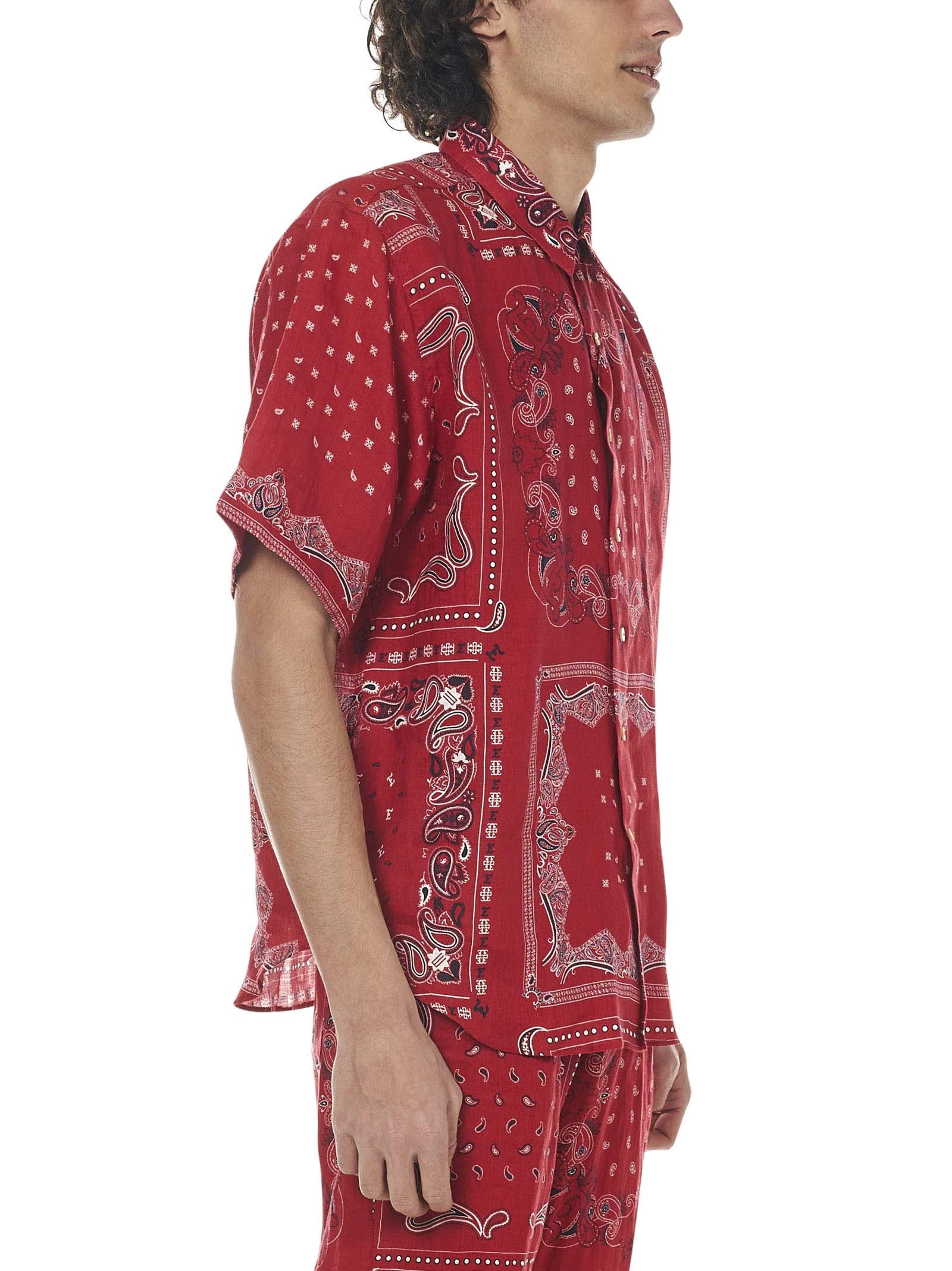 Etro Paisley Bandana Printed Short Sleeved Shirt