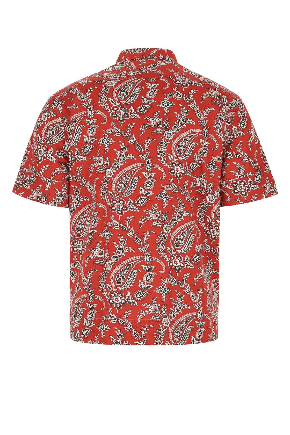 Etro Paisley Print Short-Sleeved Shirt