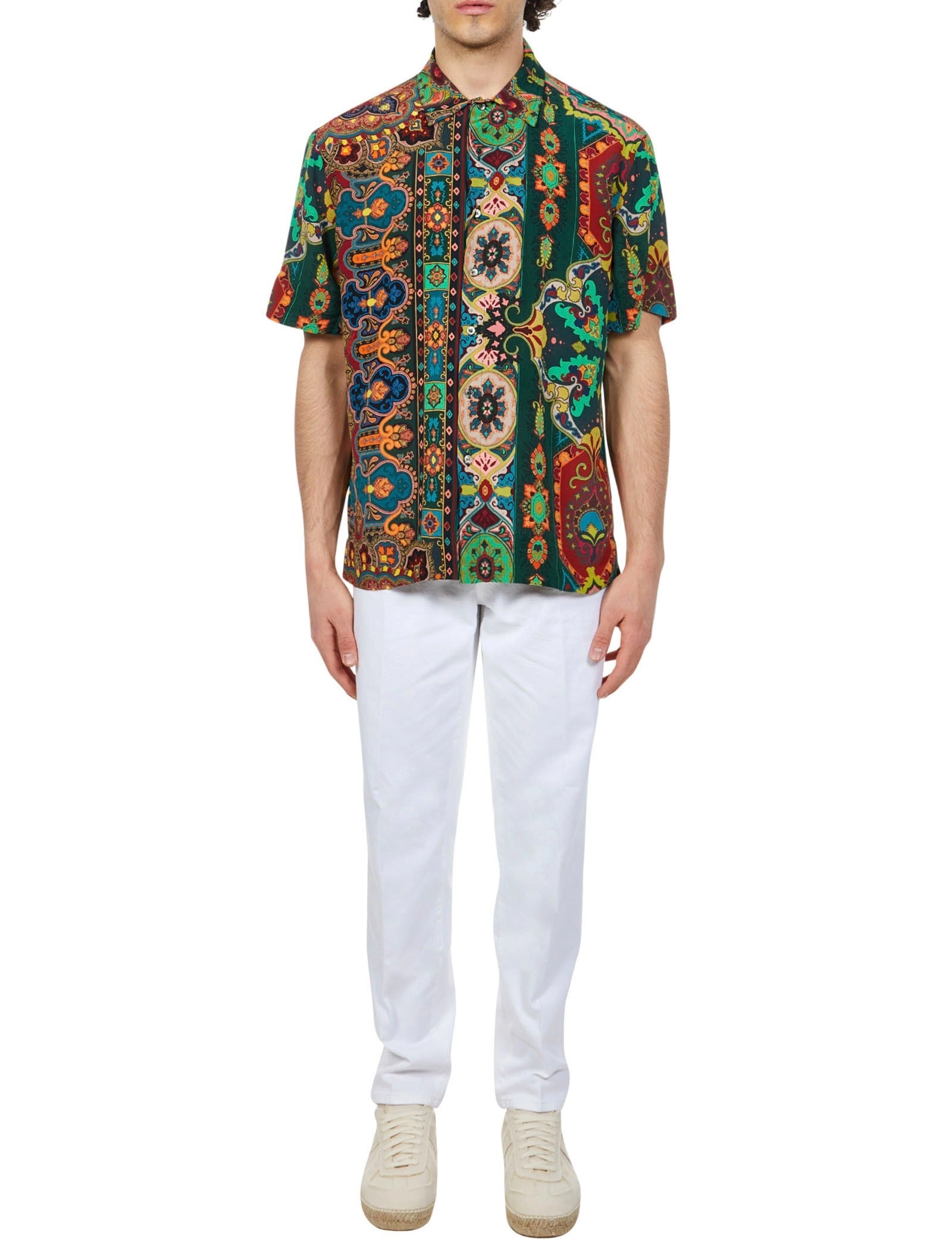 Etro Printed Short-Sleeved Shirt