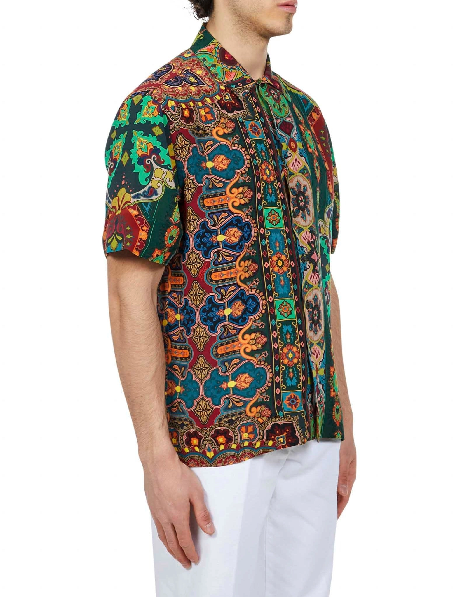 Etro Printed Short-Sleeved Shirt