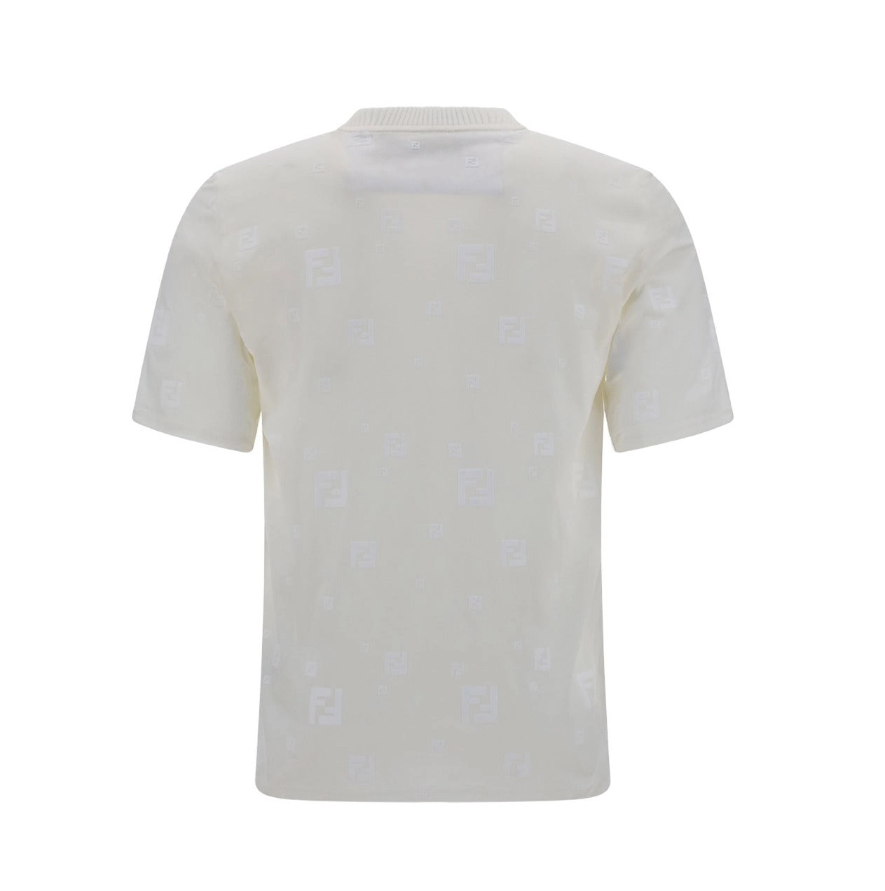 Fendi FF Motif Crewneck Short-Sleeved T-Shirt