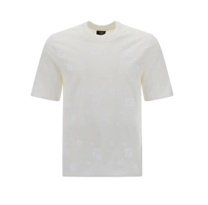 Fendi FF Motif Crewneck Short-Sleeved T-Shirt