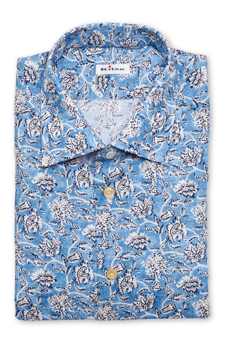Floral Print Sport Shirt