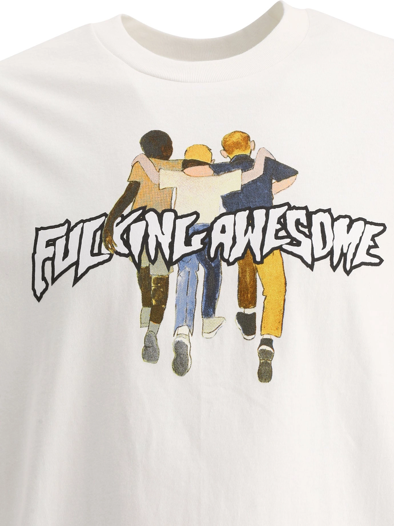 Fucking Awesome Graphic Printed Crewneck T-Shirt