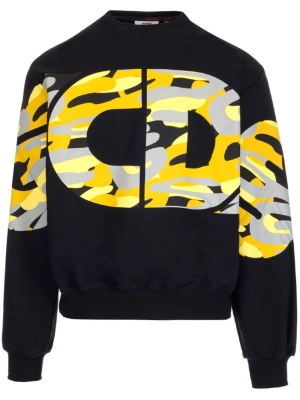 GCDS Logo Print Crewneck Sweatshirt