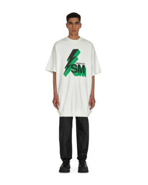 Graphic Short Sleeve Crewneck Sweatshirt White