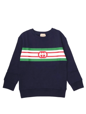 Gucci Kids GG Monogram Crewneck Sweatshirt