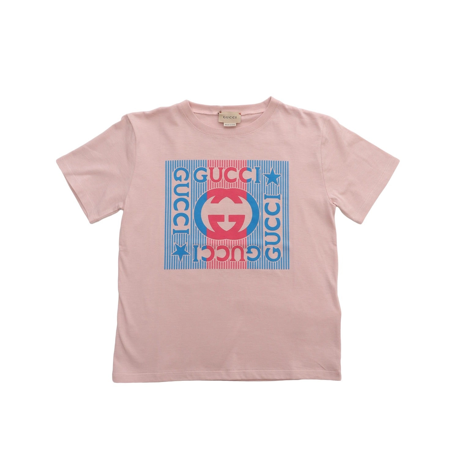 Gucci Kids Logo Printed Short-Sleeved T-Shirt