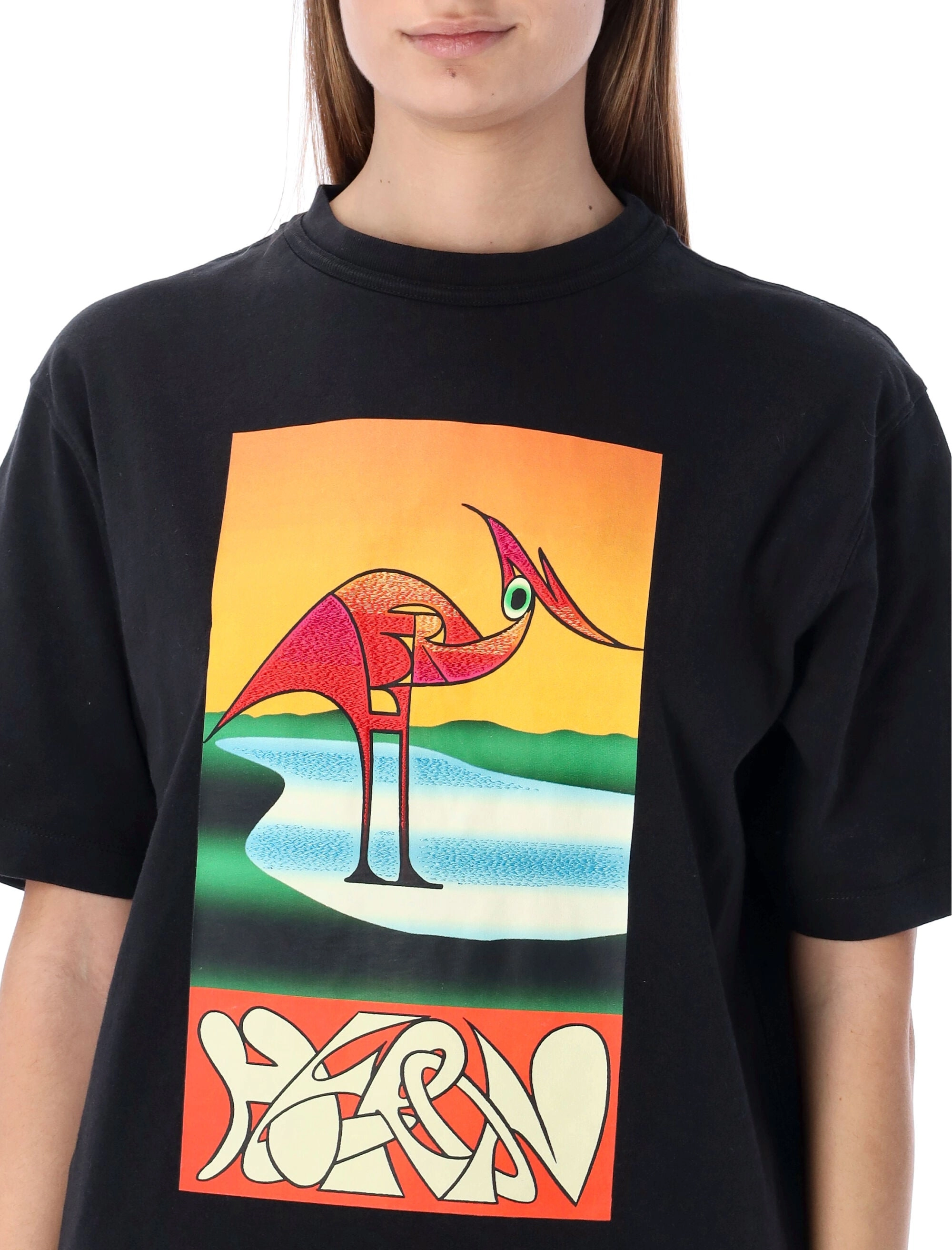 Heron Preston Graphic Printed Crewneck T-Shirt