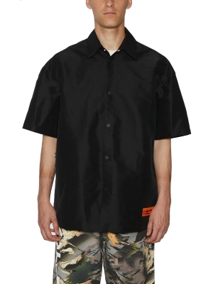 Heron Preston Slogan Printed Short-Sleeved Shirt