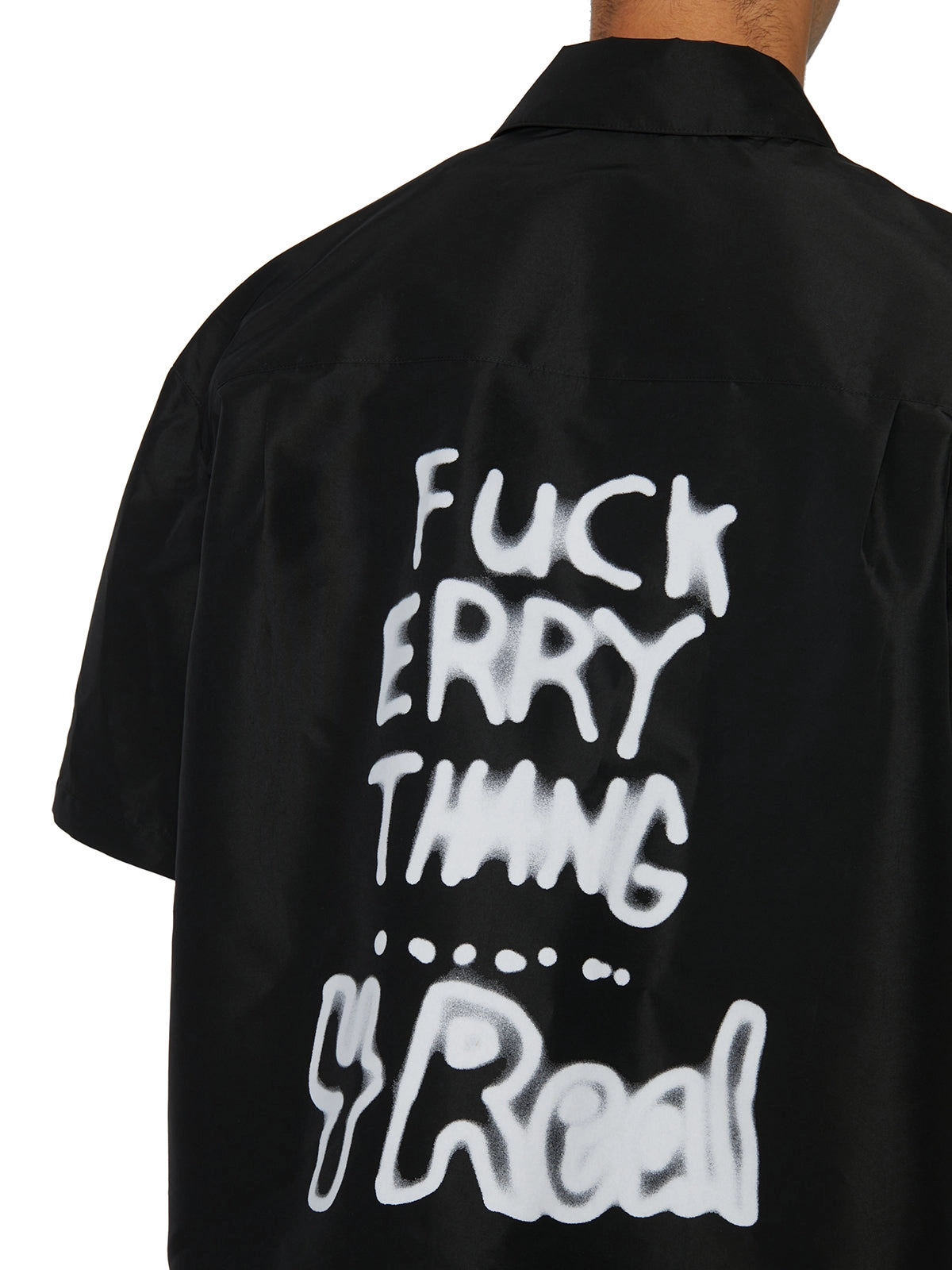 Heron Preston Slogan Printed Short-Sleeved Shirt