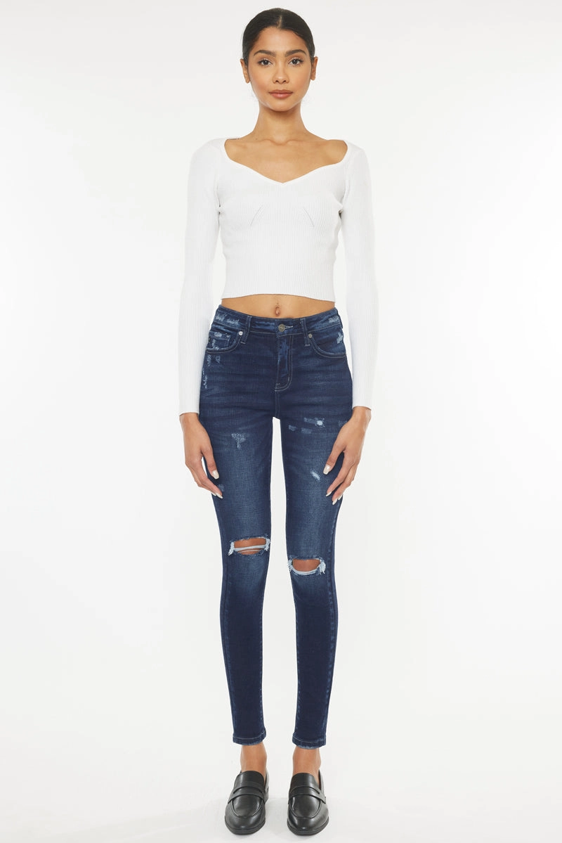 Hilarie High Rise Super Skinny Jeans