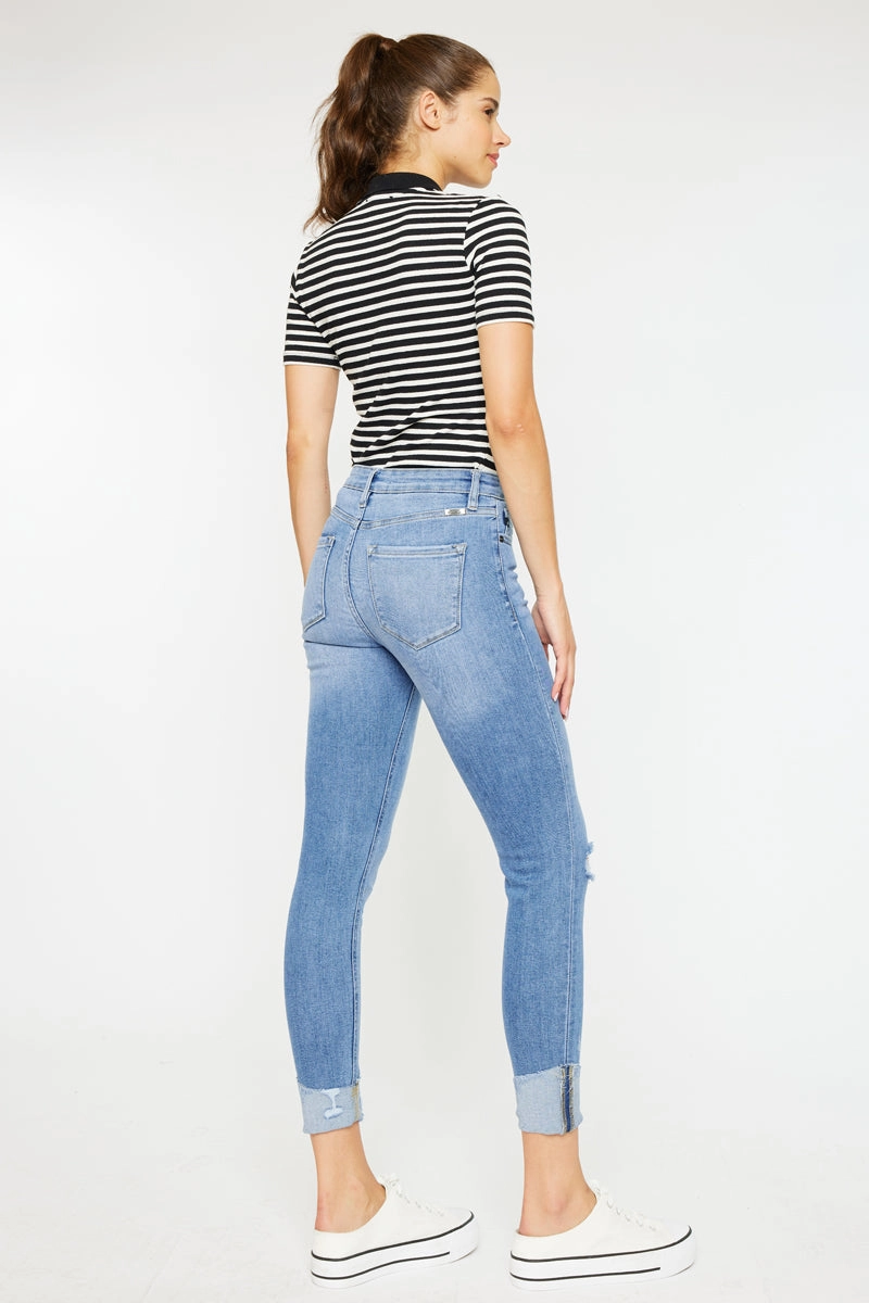 Irina High Rise Ankle Skinny