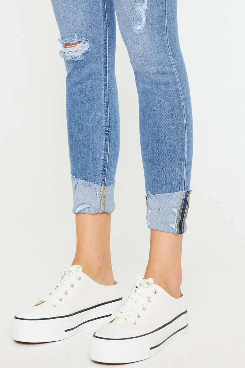 Irina High Rise Ankle Skinny