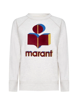 Isabel Marant Étoile Logo Printed Crewneck Sweatshirt