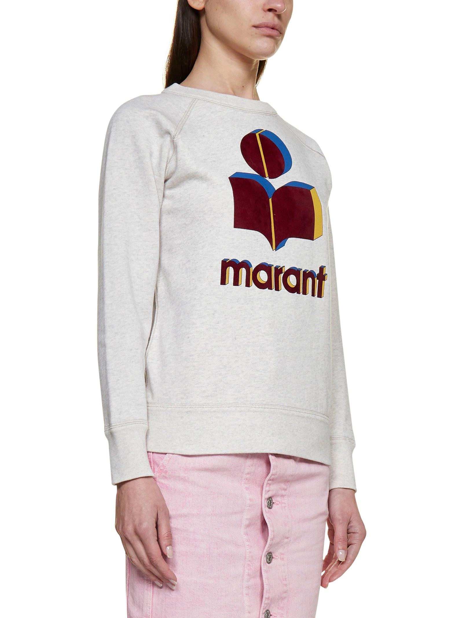 Isabel Marant Étoile Logo Printed Crewneck Sweatshirt