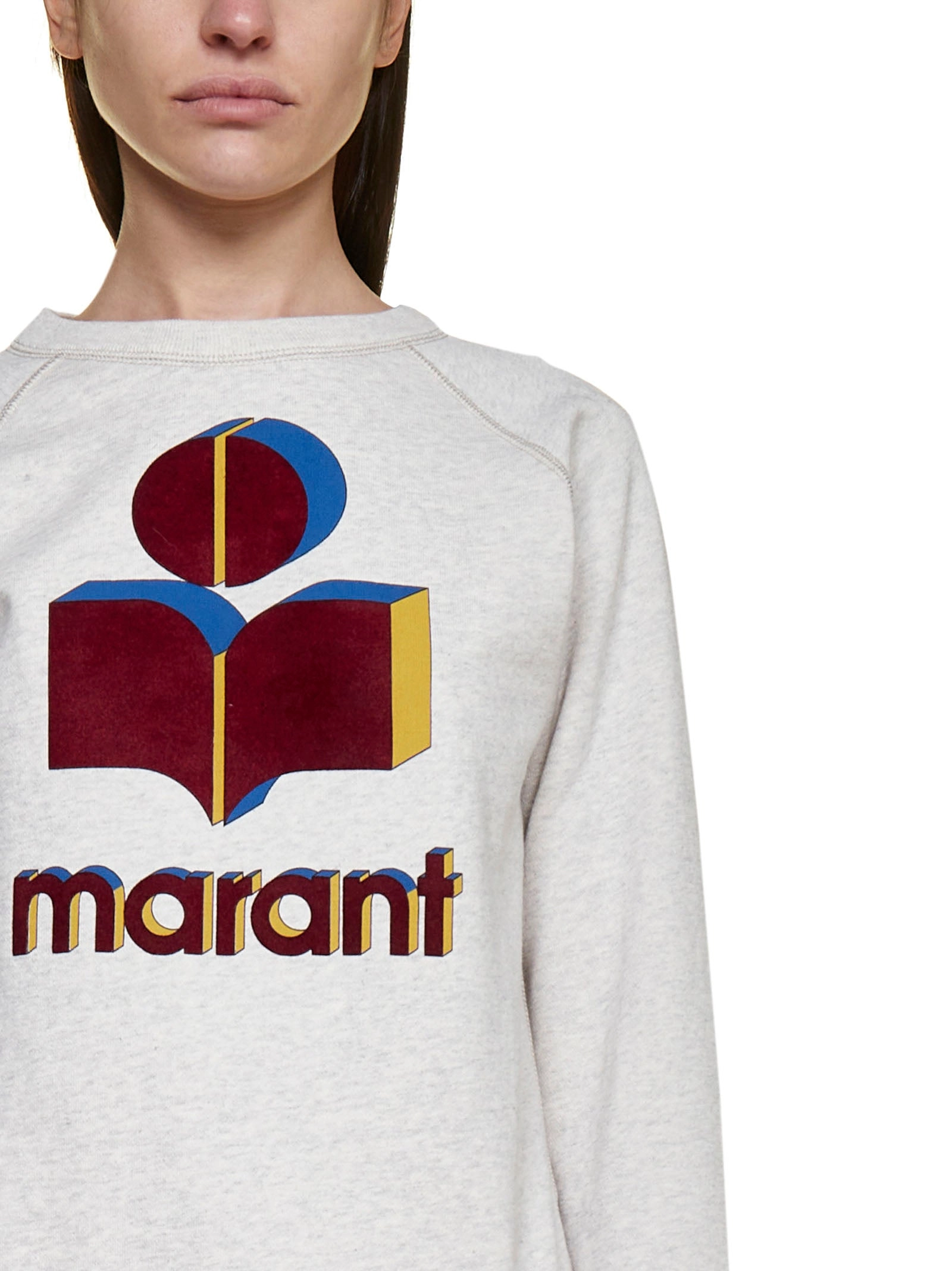 Isabel Marant Étoile Logo Printed Crewneck Sweatshirt