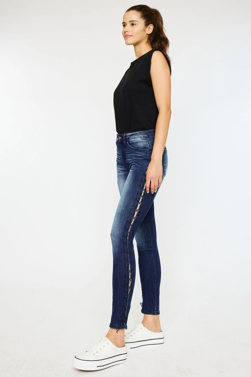 Jackie Mid Rise Ankle Skinny Jeans