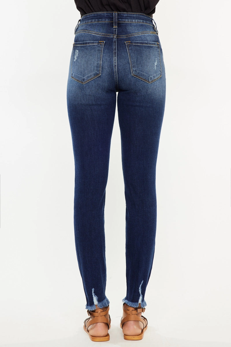 Jenny High Rise Ankle Skinny Jeans