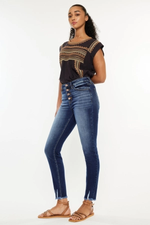 Jenny High Rise Ankle Skinny Jeans
