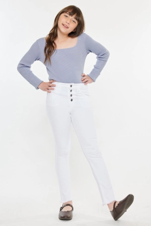 Jorja High Rise Ankle Skinny Kid Jeans