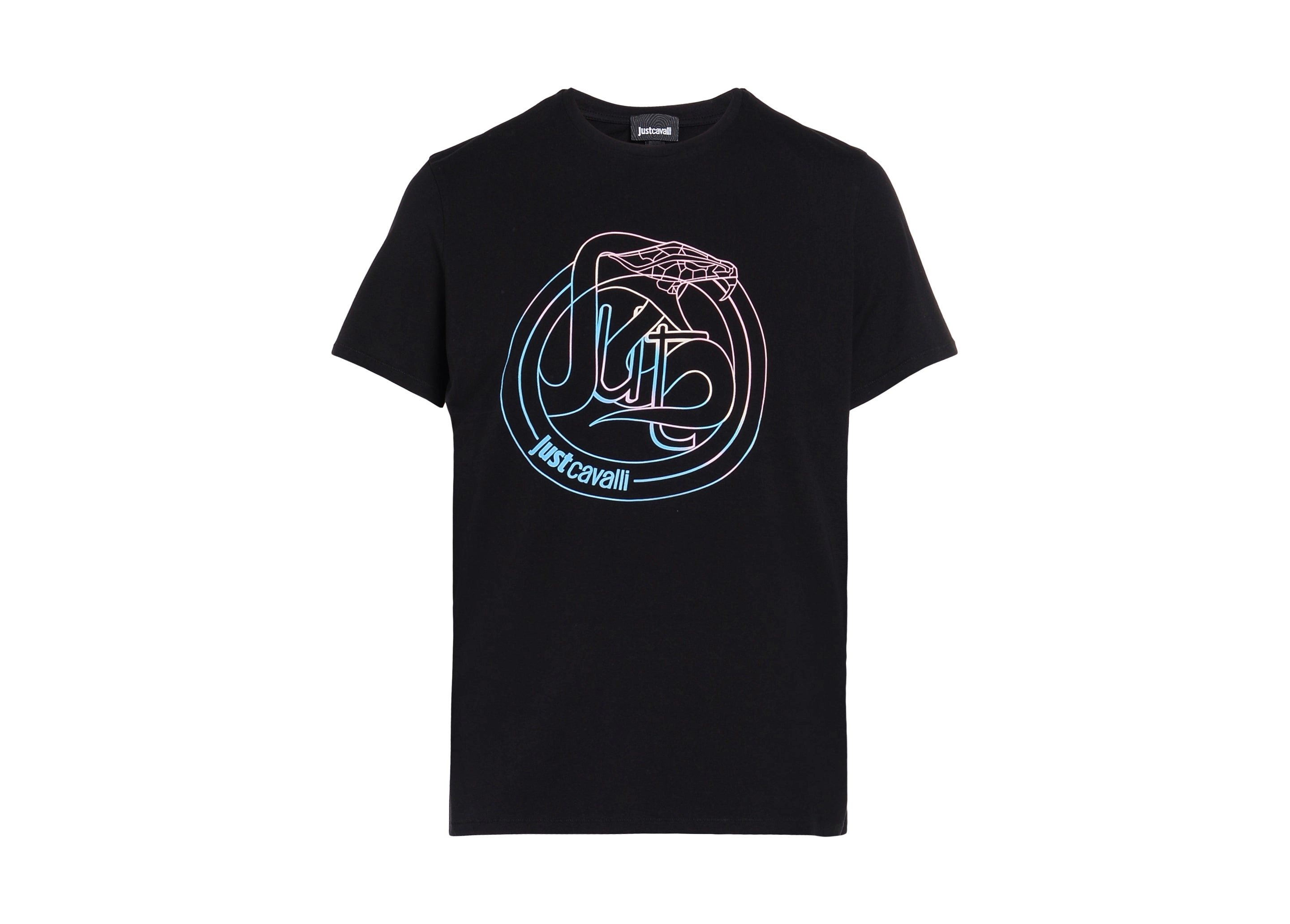 Just Cavalli Graphic Print Crewneck T-Shirt