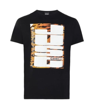 Just Cavalli Graphic Print Crewneck T-Shirt