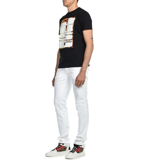 Just Cavalli Graphic Print Crewneck T-Shirt