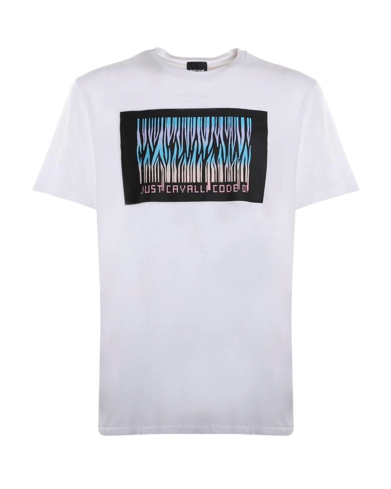 Just Cavalli Graphic Printed Crewneck T-Shirt
