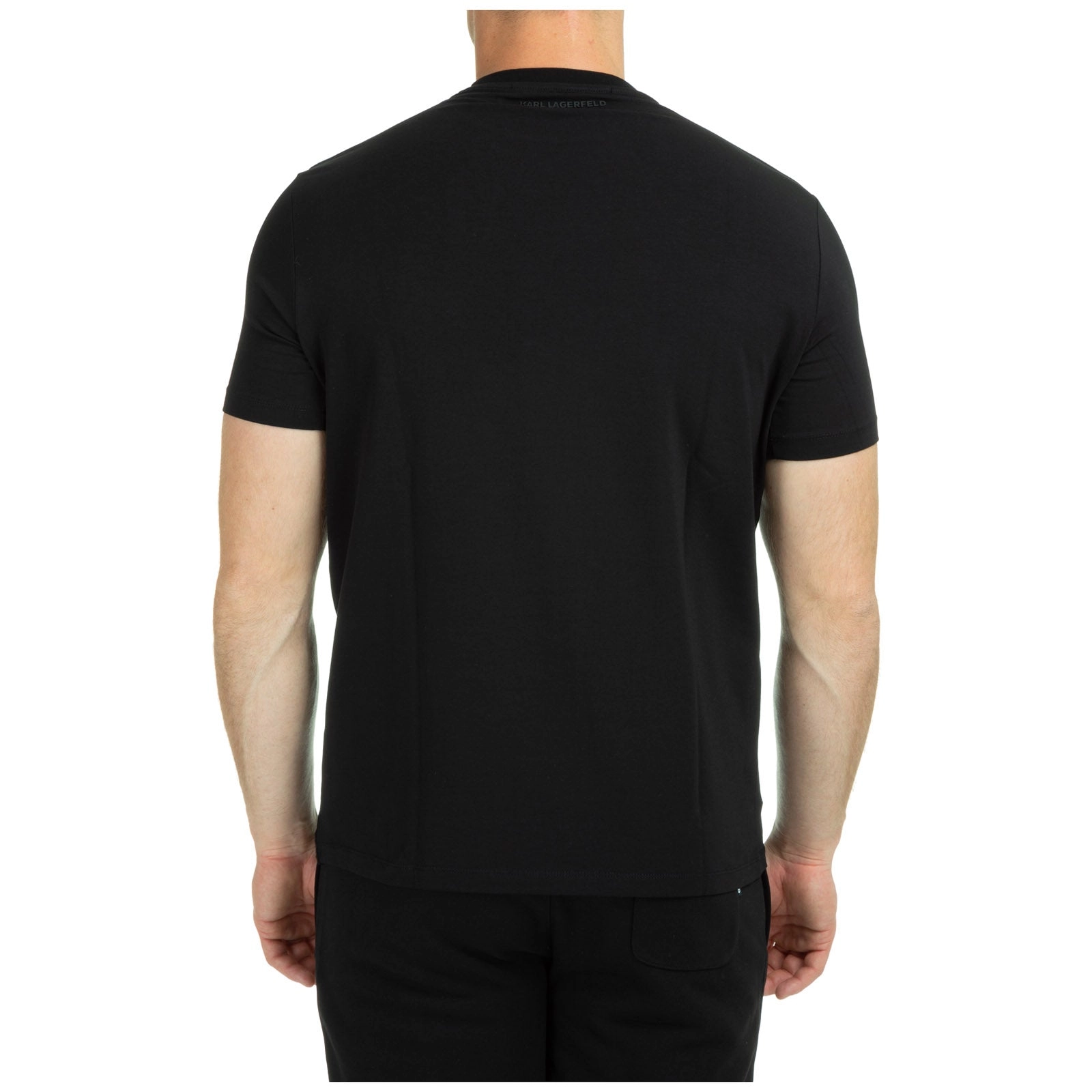 Karl Lagerfeld Graphic-Logo Print Crewneck T-Shirt
