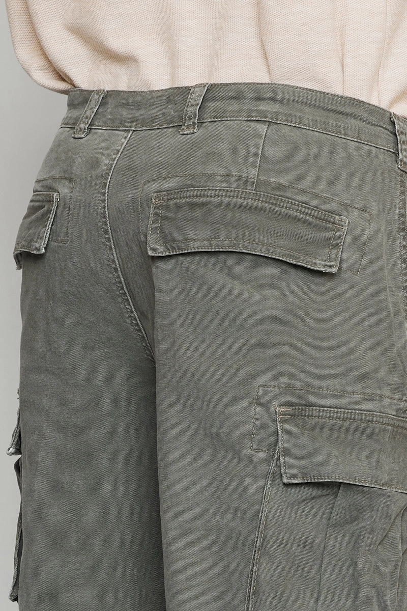 Keith Olive Cargo Pants - Men