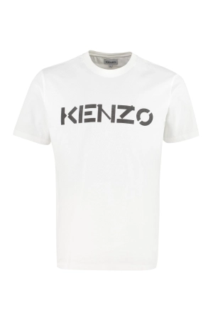 Kenzo Logo Print Crewneck T-Shirt