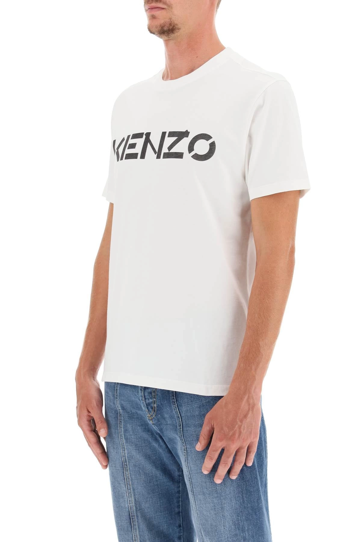 Kenzo Logo Print Crewneck T-Shirt