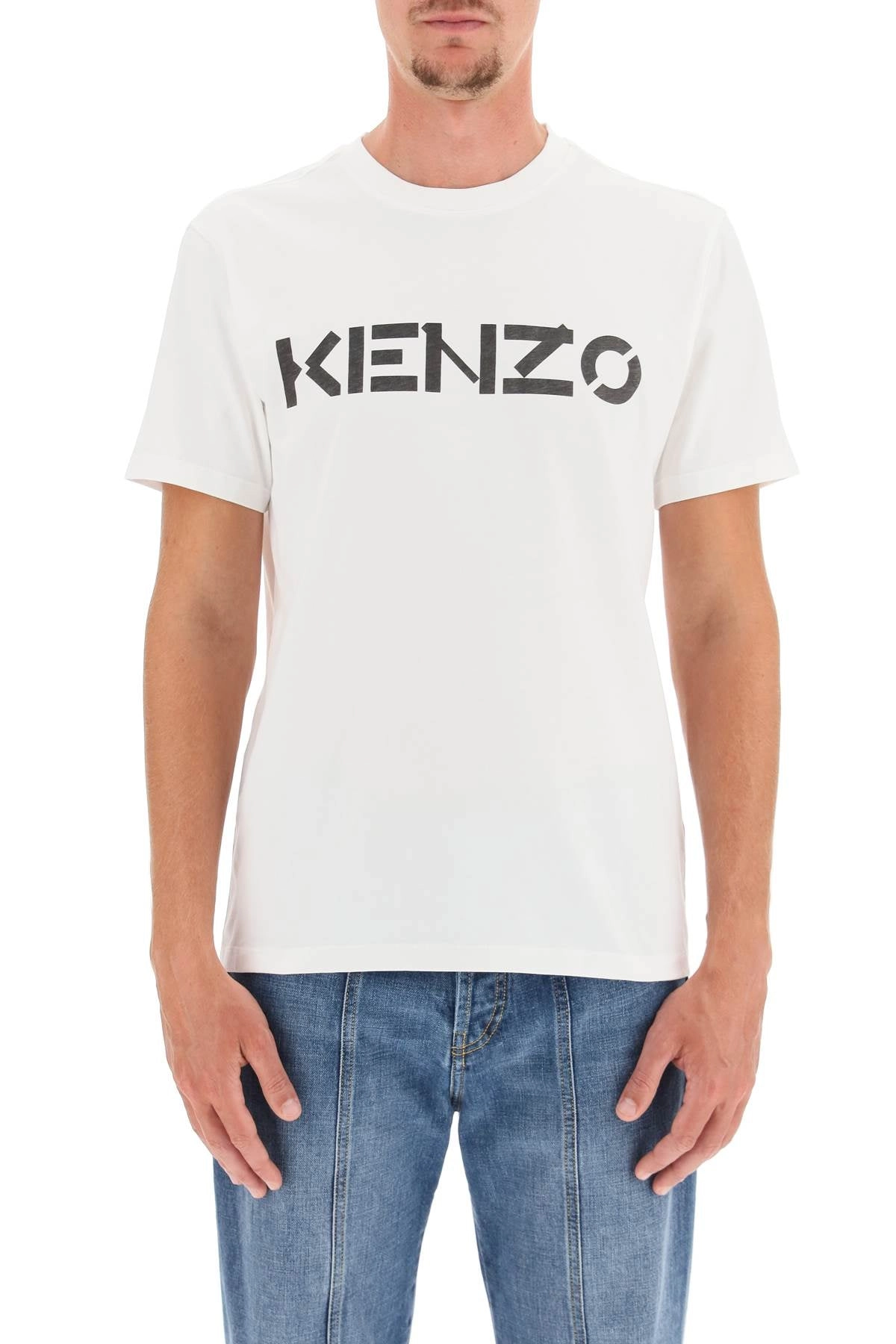 Kenzo Logo Print Crewneck T-Shirt