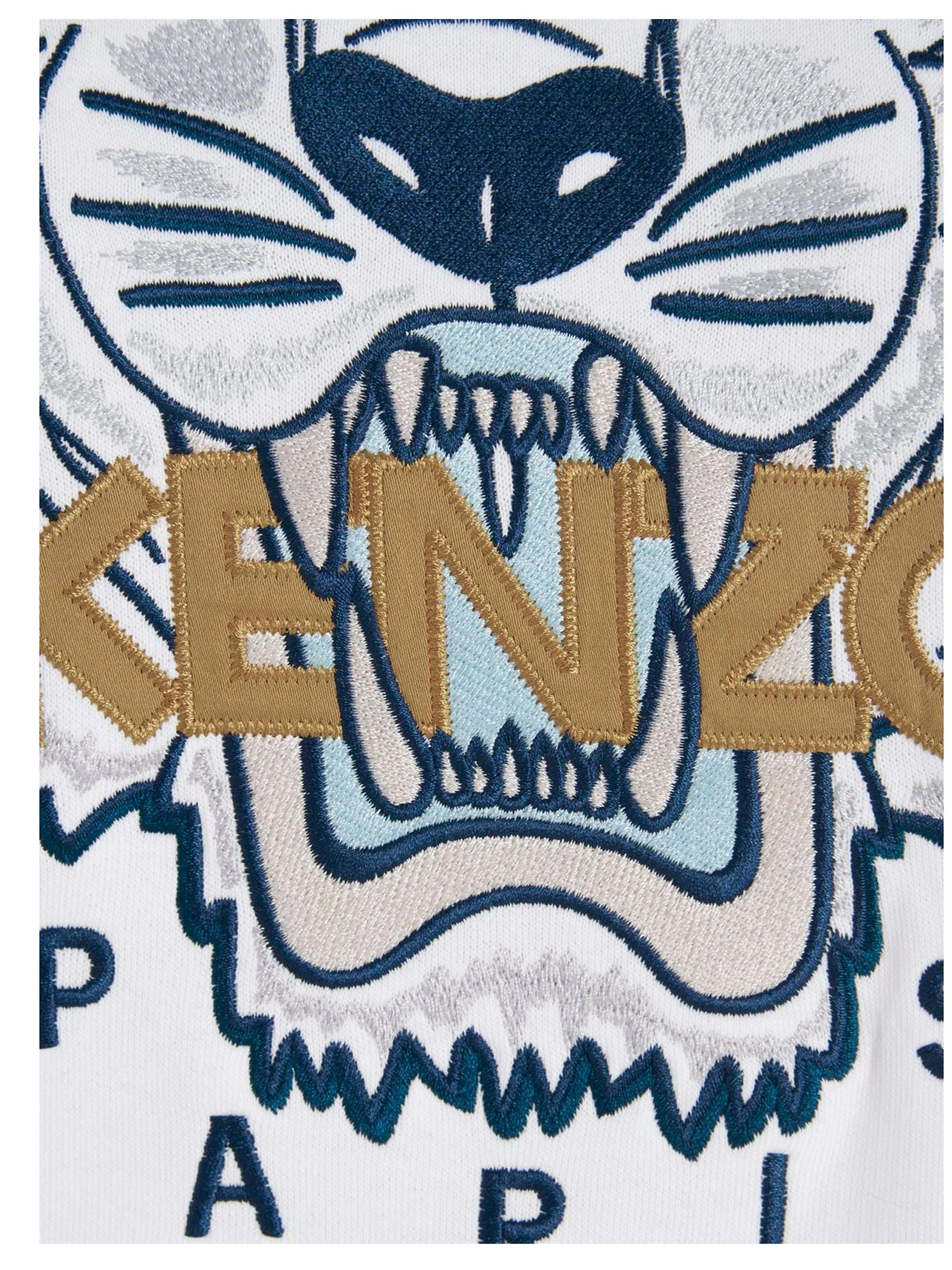 Kenzo Tiger Embroidered Crewneck Sweatshirt