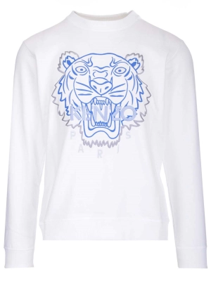 Kenzo Tiger Embroidered Crewneck Sweatshirt