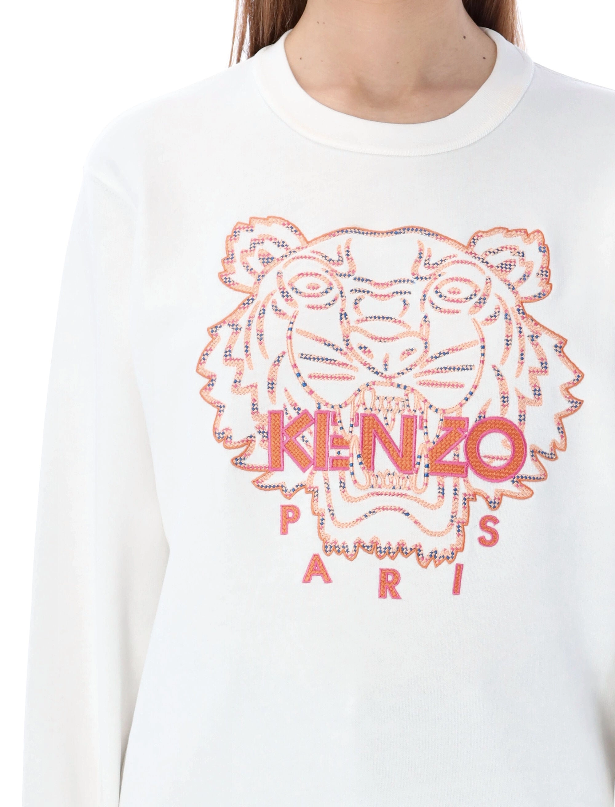 Kenzo Tiger Embroidered Crewneck Sweatshirt