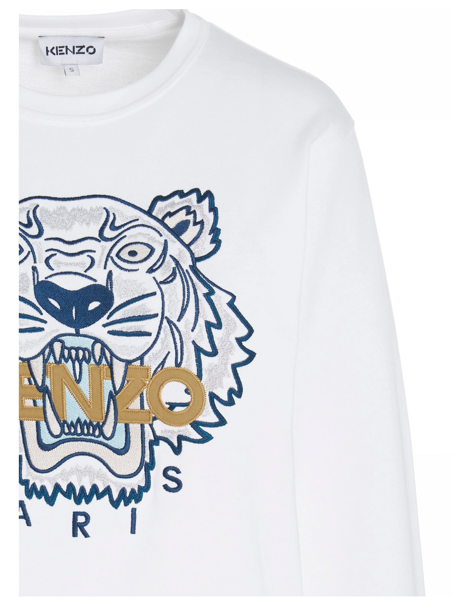 Kenzo Tiger Embroidered Crewneck Sweatshirt