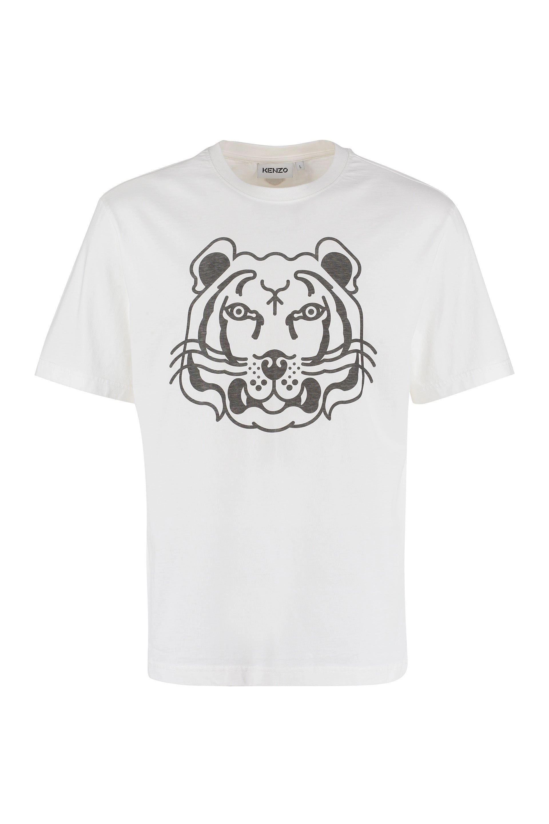 Kenzo Tiger Printed Crewneck T-Shirt