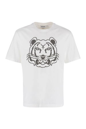 Kenzo Tiger Printed Crewneck T-Shirt