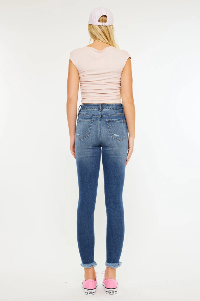 Layna Ultra High Rise Ankle Skinny Jeans