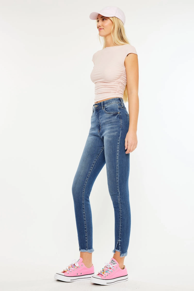 Layna Ultra High Rise Ankle Skinny Jeans