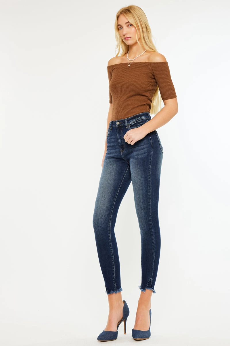 Layna Ultra High Rise Ankle Skinny Jeans