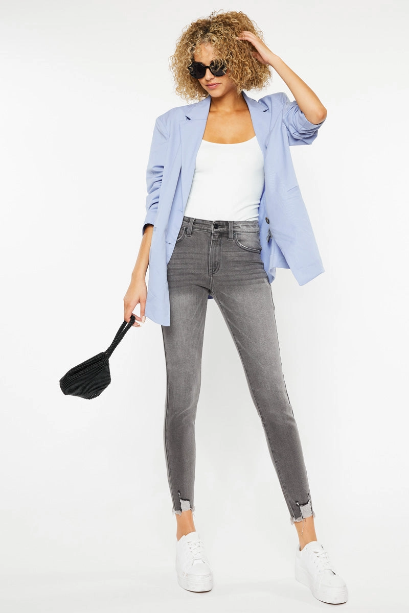Leo High Rise Ankle Skinny Jeans
