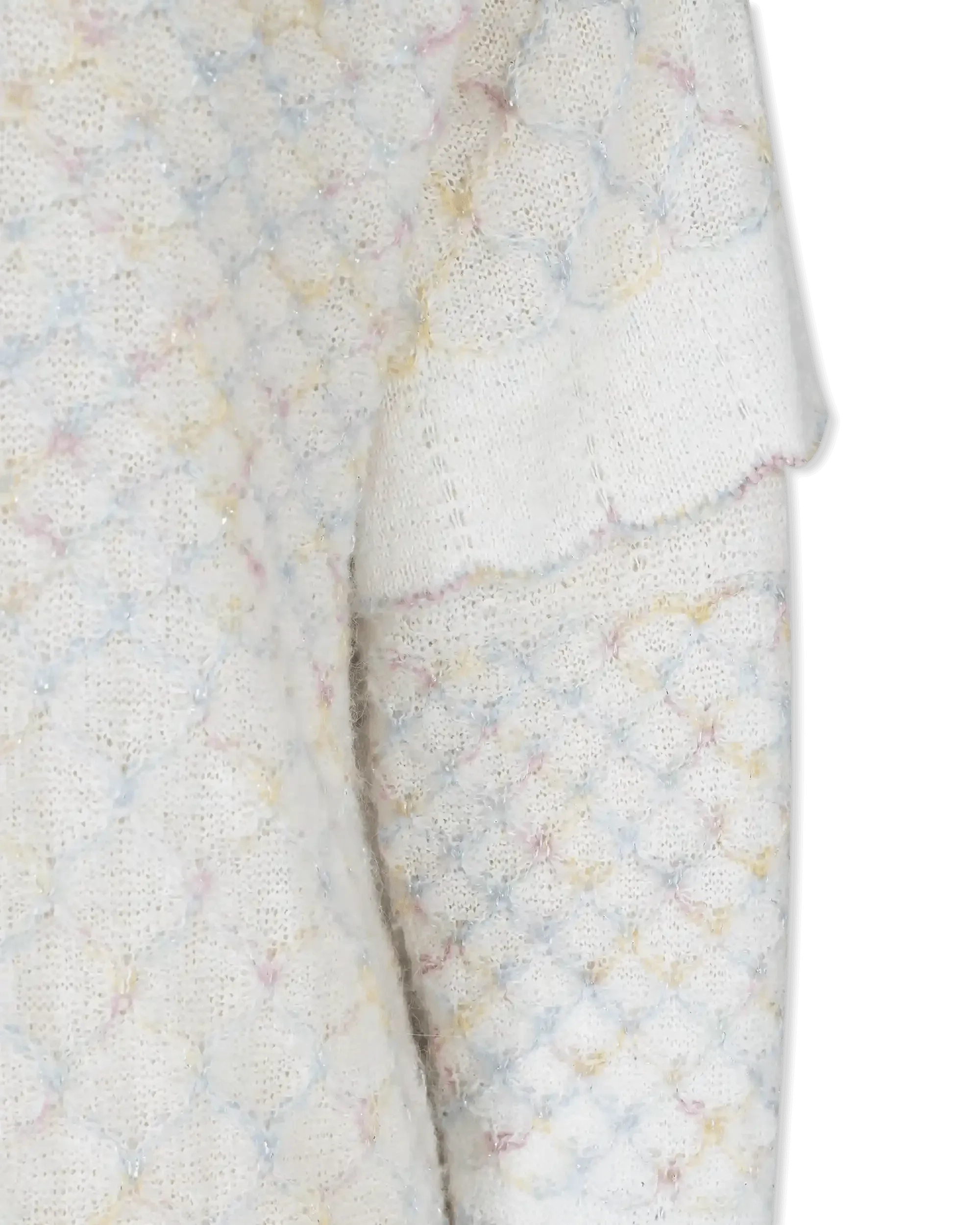 Linen Multicolor Metallic Crewneck Sweater