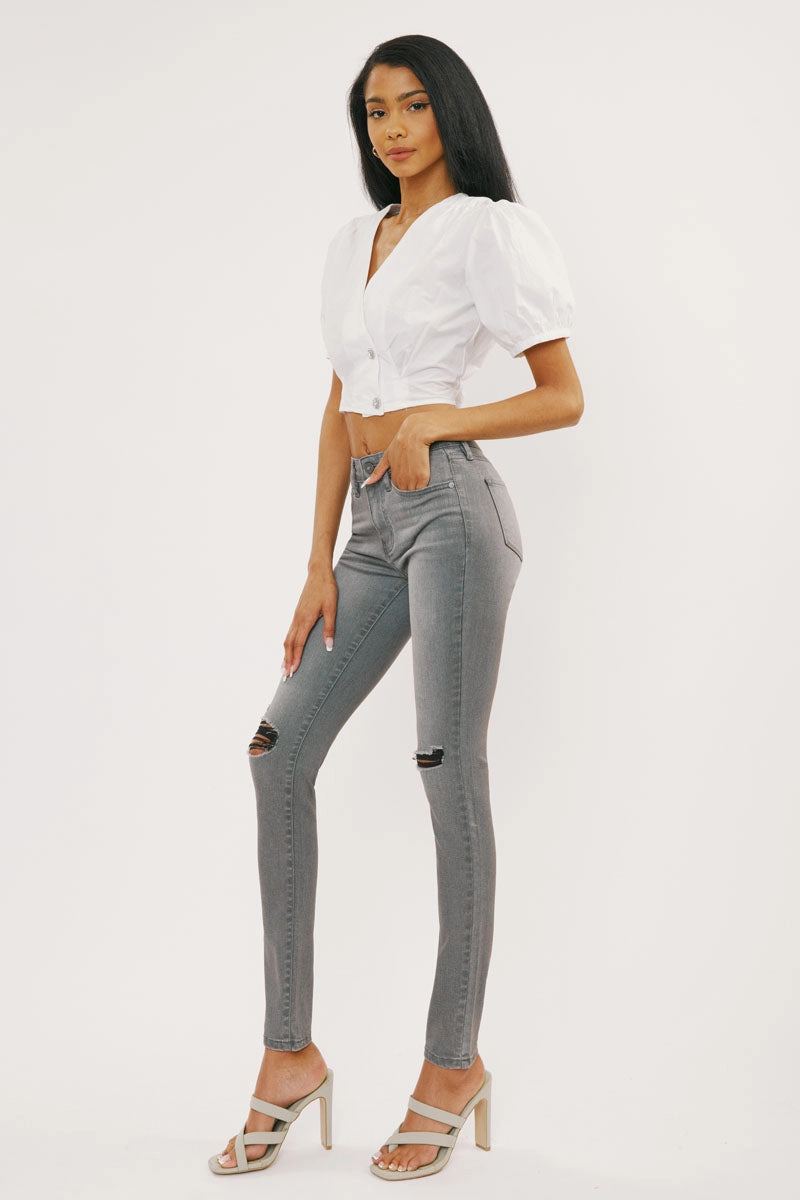 Logan Mid Rise Super Skinny
