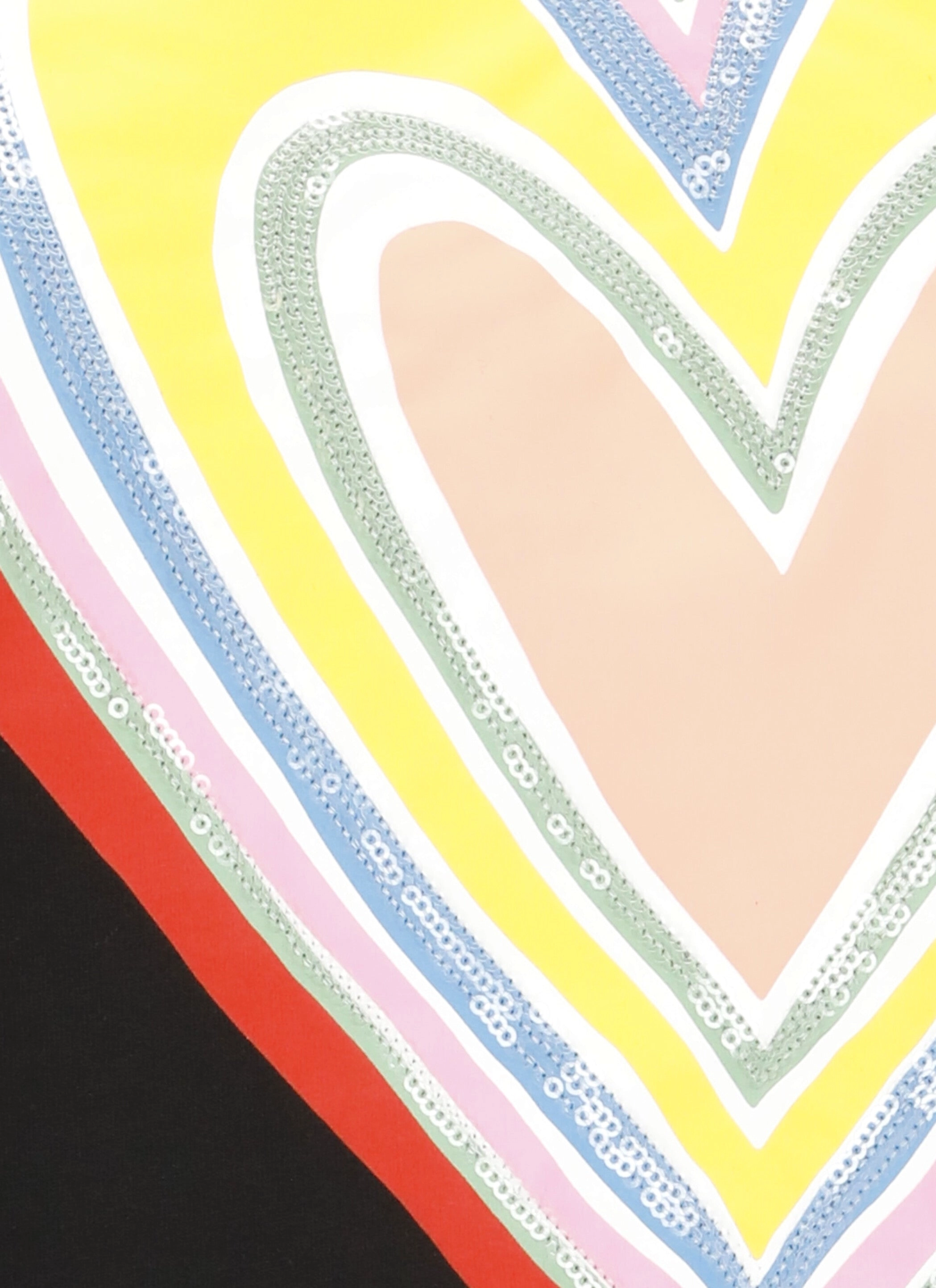 Love Moschino Heart Printed Crewneck Jumper