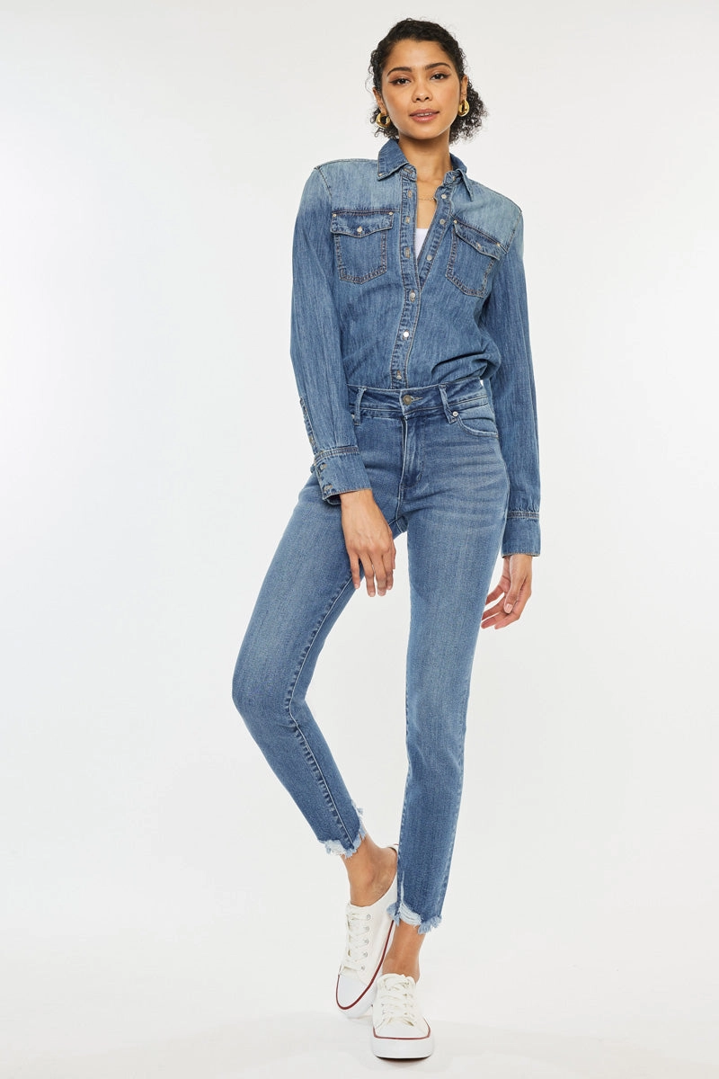 Lucia High Rise Ankle Skinny Jeans