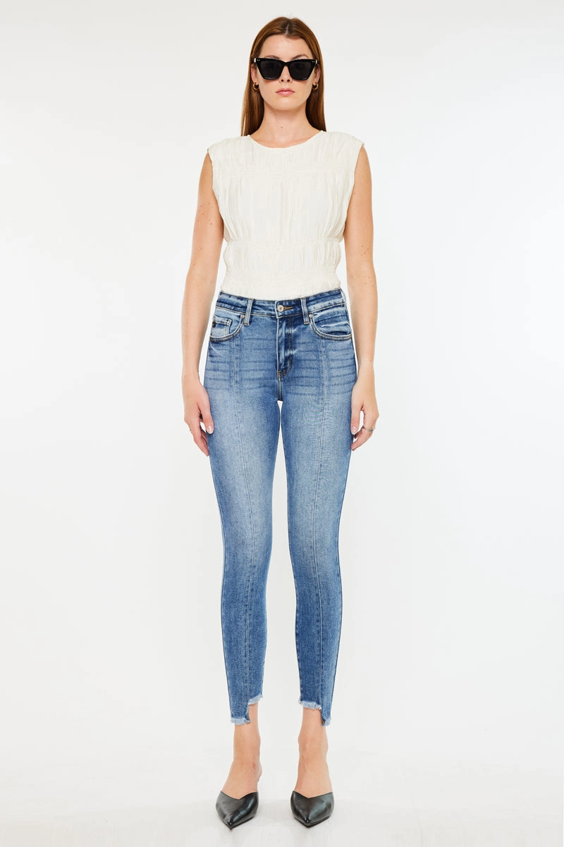 Lucy High Rise Ankle Skinny Jeans