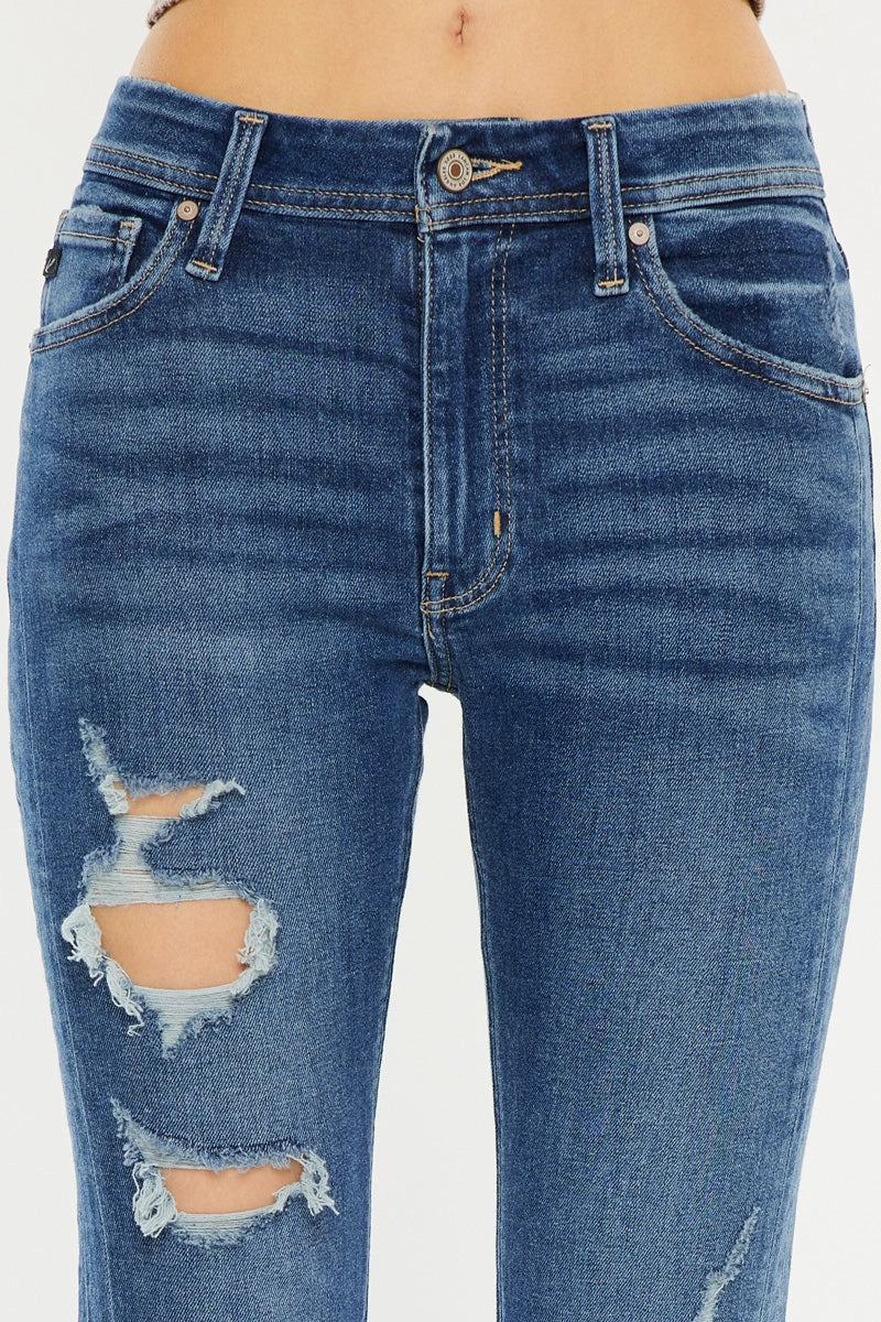 Luna High Rise Ankle Skinny Jeans